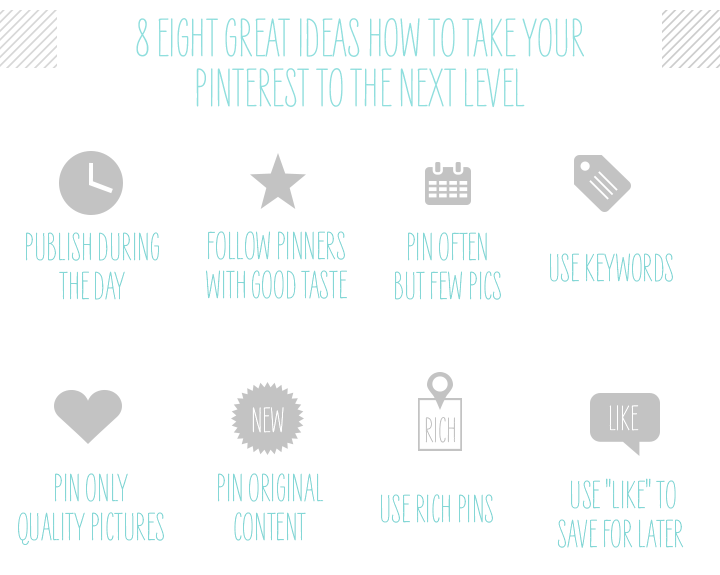 EIGHT GREAT IDEAS HOW TO TAKE YOUR PINTEREST TO THE NEXT LEVELСЕДЕМ ЧУДНИ ИДЕИ КАК ДА НАВЛЕЗЕТЕ ПО-БЪРЗО В СВЕТА НА ПИНТЕРЕСТ